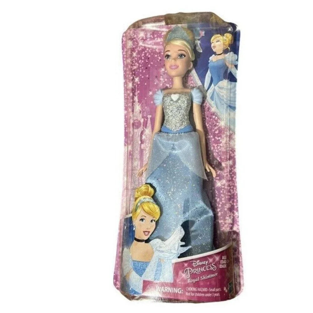 Disney Princess Cinderella Royal Shimmer Doll 11" New in Package Hasbro.